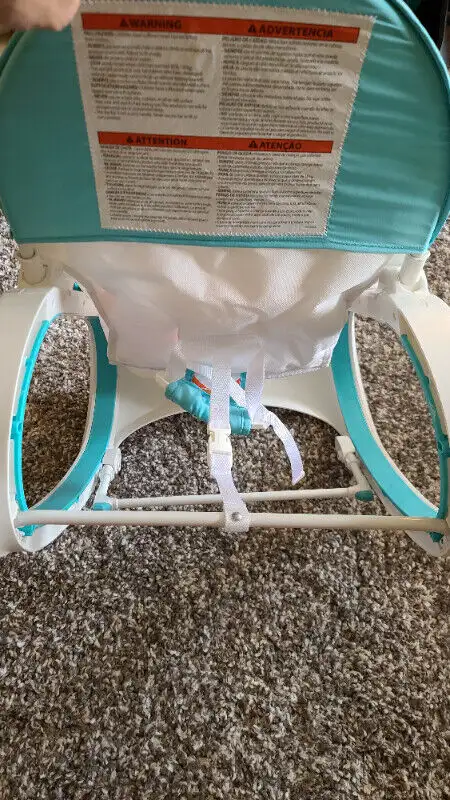 Fisher Price Infant to Toddler Rocker - GEO DIAMONDS (Seat) in Playpens, Swings & Saucers in Kitchener / Waterloo - Image 6