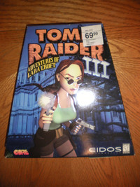 1998 Tomb Raider 3 Big Box Vintage PC Game