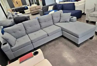 Brand New grey Sectional Couch, View more