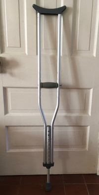 Aluminum Push Button Crutch