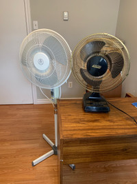 Table and pedestal fans for sale