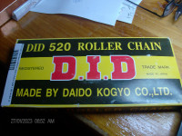 NEW DID Standard Motorcycle Chain 520 / 82 links with split link