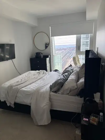 located at 11 ordnance st Toronto ( liberty village)-you will get the ensuite bedroom, in a two bedr...