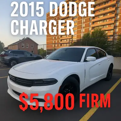 2015 Dodge Charger – $5,800 FIRM – Quick Sale Market Value: ~$10,500 Your Price: $5,800 — Save Over...