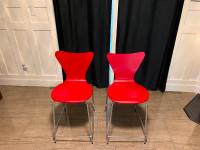 Two stools for sale.