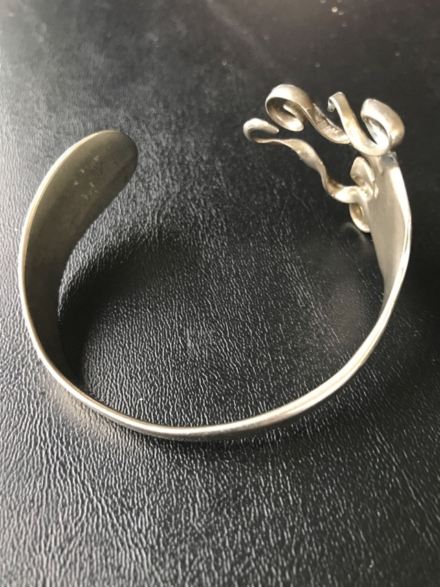Jewelry—Funky, Handcrafted, Fork Cuff Bangle/Bracelet in Jewellery & Watches in Bedford