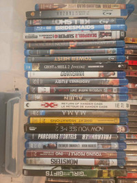 ASSORTED GENRES of DVD's & BLU-RAY 's