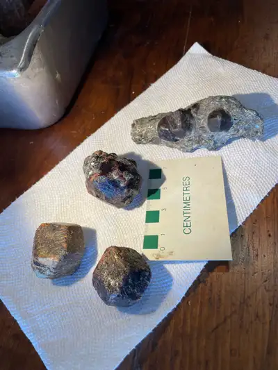 collection of Almandine garnet mineral specimens , View more