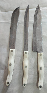 3 Brand New cutco knives not a scratch on them.$600 WHAT A DEAL!
