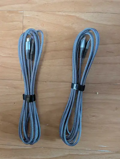 Fast Charging Cables USB C to USB C or Lightning for iPhone or o, View more