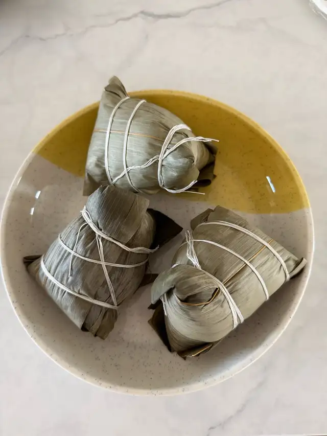 Homemade Traditional Zongzi (sticky rice)