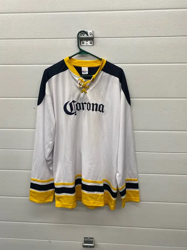 Corona and Chiefs hockey jerseys