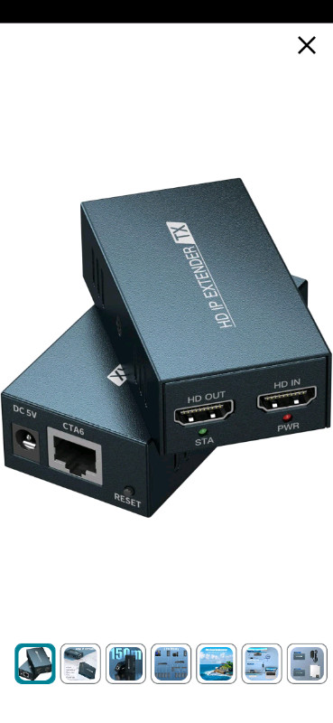 HDMI IP EXTENDER  in Video & TV Accessories in Mississauga / Peel Region