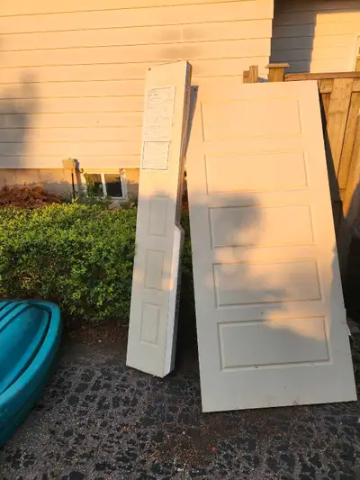 I have 2 interior doors for sale asking $100 for both one is a bifold 24 inch x 80 inch high and oth...
