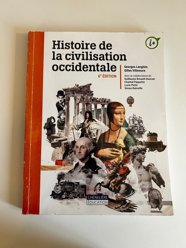Manuel/livre cégep: Histoire de la civilisation occidentale 6e in Textbooks in Longueuil / South Shore