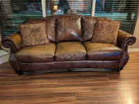 Ashley Furniture Leather Couch & Loveseat