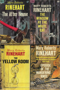 4 x Mary Roberts Rinehart: AFTER HOUSE-White Cat - YELLOW ROOM +