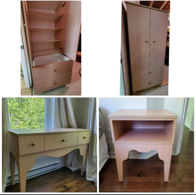 Ensemble meuble de chambre, View more