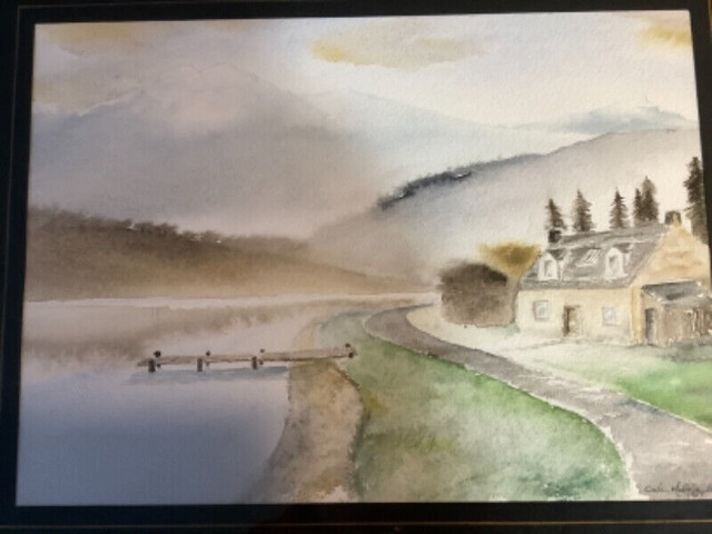 1907 Original Watercolour Painting by Colin Mac Donald in Arts & Collectibles in Belleville - Image 3