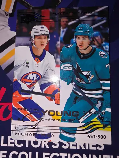 Upper deck Series 2 Shaffer and Misa young guns out of /500, View more