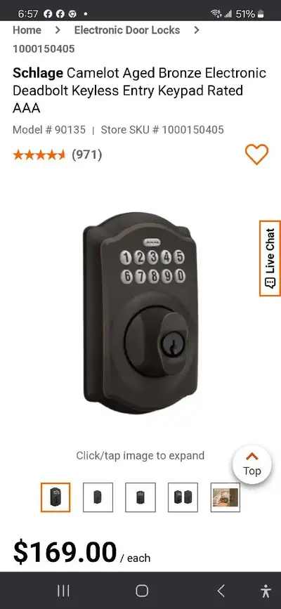 deadbolt keyless entry, View more
