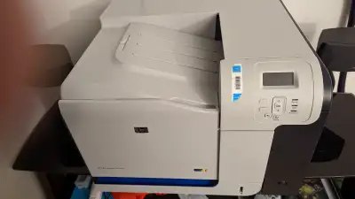 HP LaserJet CP3525DN Desktop Laser Printer - Color This printer was from my old office. There seems...