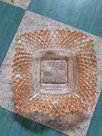 Vintage Square Ruffled Candy Dish