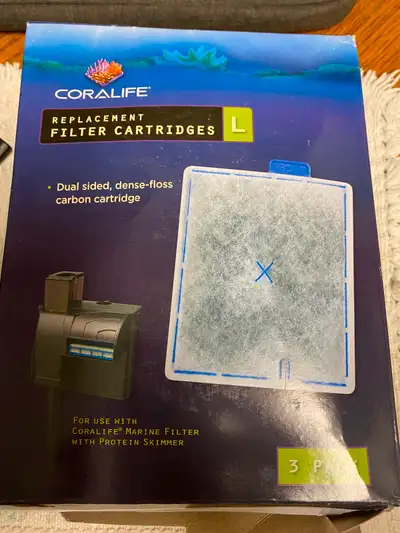 Coralife filter cartridges 3 pk new, View more