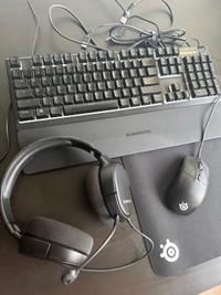 SteelSeries Keyboard/Mouse/Headset Gaming