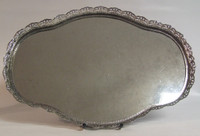 Vintage Silver Edged Vanity Mirror