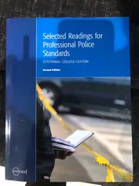 Centennial college Police foundations text book 