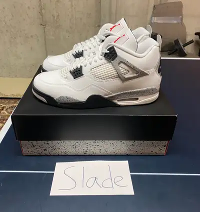 Jordan 4 White Cement Nike Air Size 13, View more