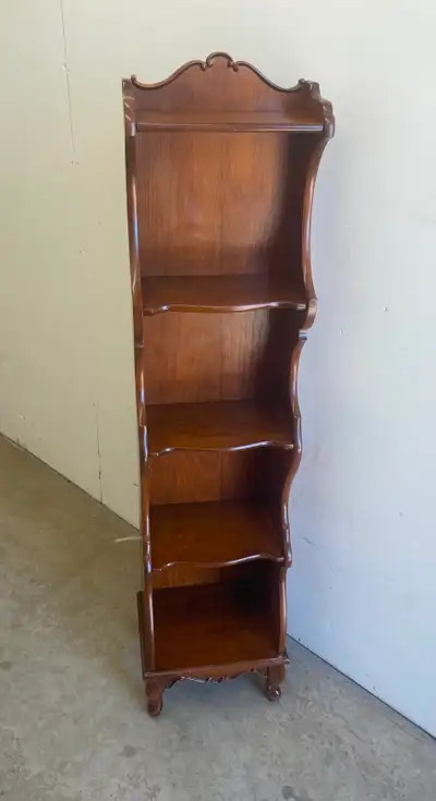 A vintage display shelf/stand, solid wood, in excellent conditio, View more