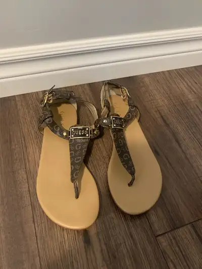Brown Guess Sandals - size 7, View more