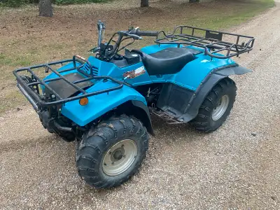 1998 Suzuki Quadrunner 250. New seat. New battery. New starter. Fully serviced. 2wd. 5spd with Low/h...
