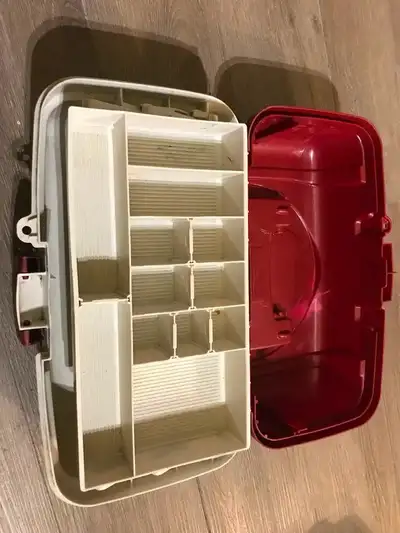 Brand new Fishing tackle and fishing box, View more