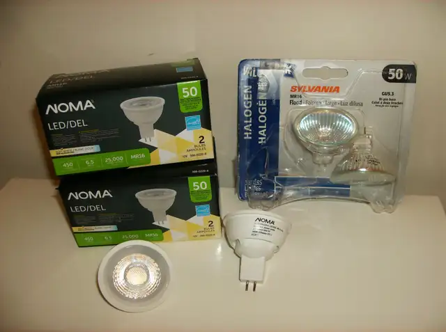 6 NEW Halogen Light Bulbs 50 Watts