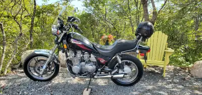 This bike works perfect,i havn't had it out yet this year,but just did the carbs and synked last sea...