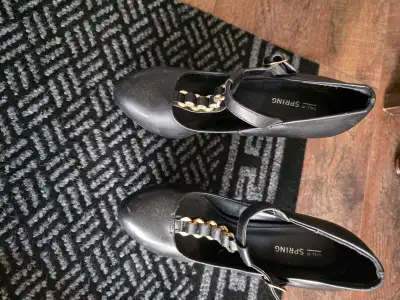 leather high heel shoes, View more