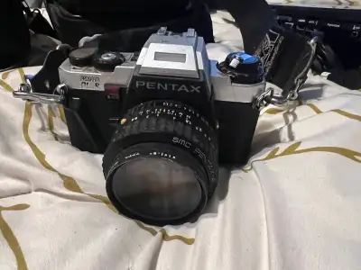 Pentax super program plus 35mm film camera, View more