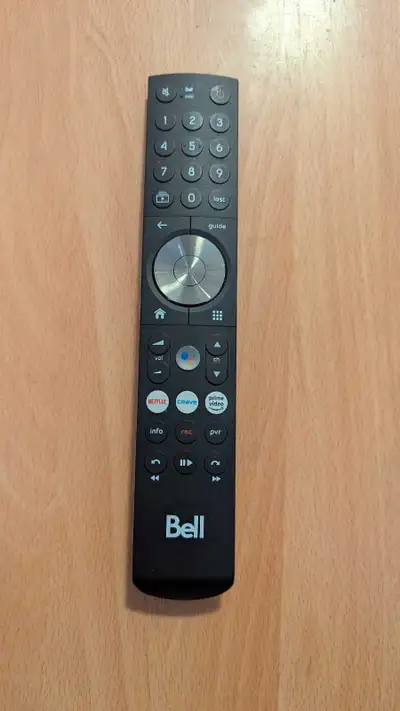 Bell Fibe Smart TV Voice Remote Control Smart TV Voice Remote Control With Netflix, Crave, and Power...
