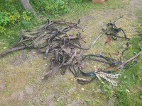 Horse harness pieces 