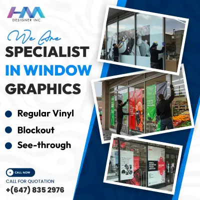 Window Graphics – Custom Design & Installation, View more