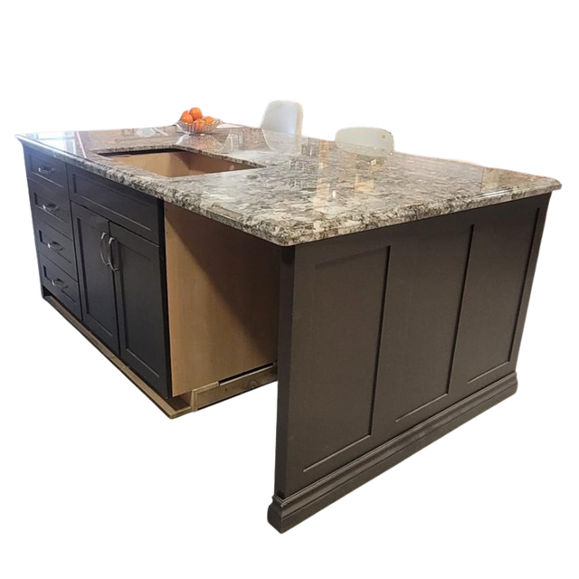 Kitchen Island with Granite in Cabinets & Countertops in St. Catharines - Image 2