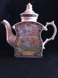 Sadler the World of Tea Collection Caddy Ceylon Tea pot