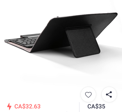 10.1 inch Magnetic Case and Keyboard (NEW not used)!, View more