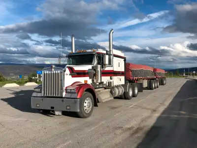 2017 Kenworth w900 46 rears x15 recent rebuild in November 2024. 2019 doepker super b trains.