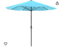 Patio Umbrella, Outdoor Shade with Easy Crank- Table Umbrella fo