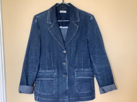 Veste en denim extensible