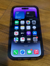 Unlocked Deep Purple Apple iPhone 14 PRO 5G 128GB